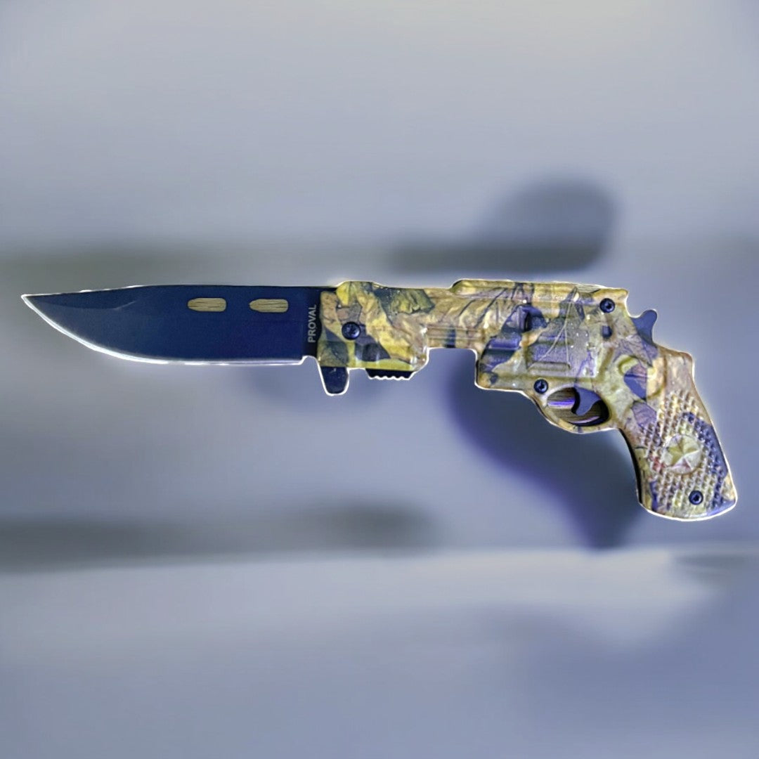 NAVAJA REVOLVER CAMUFLADO VERDE NAVAJA REVOLVER CAMUFLADO VERDE